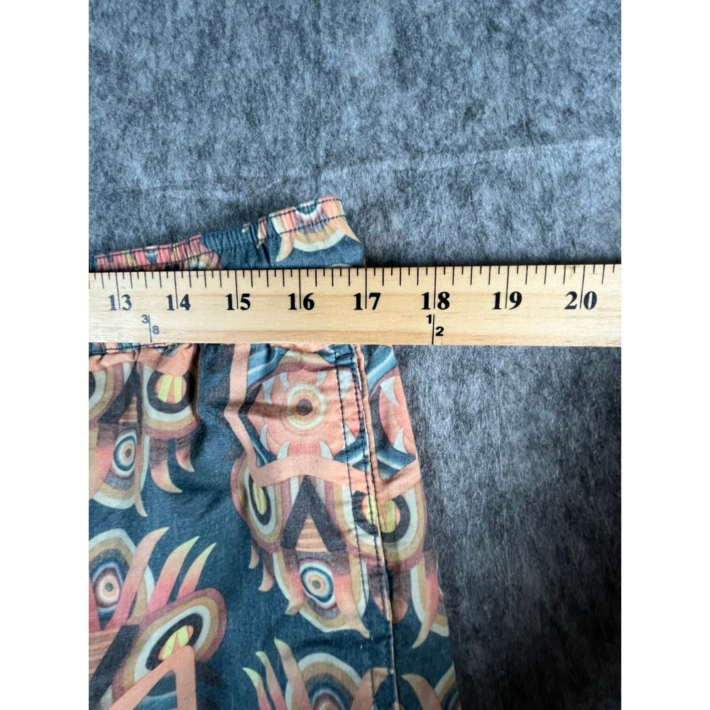 RVCA Mens L Shorts Orange Gray Print 6" inseam - Picture 6 of 10